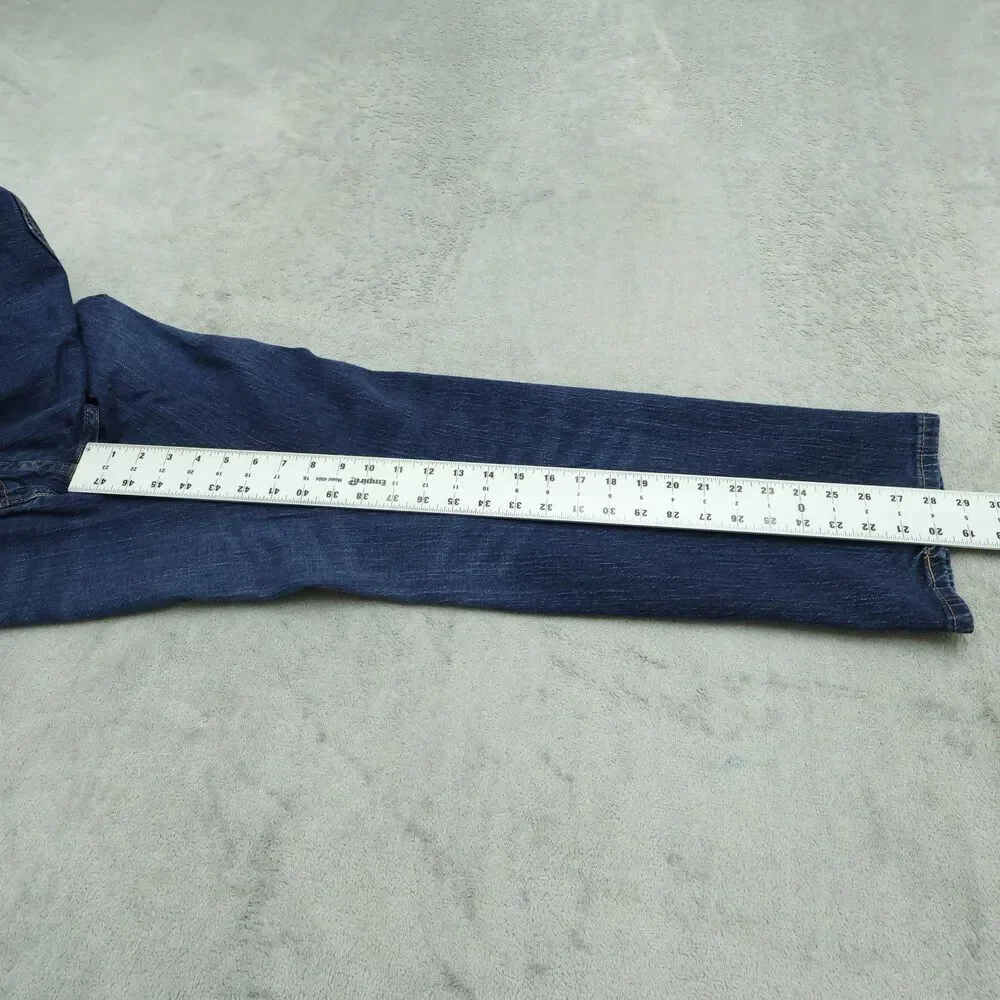 Levi's Jeans Mens 38x29 Blue 505 Straight Regular Fit Denim Dark Wash
